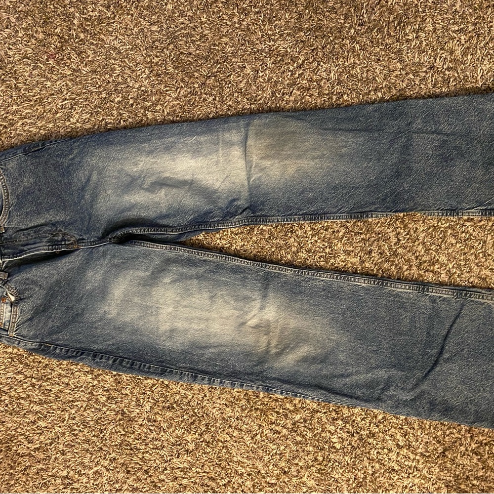 Wide leg Blue Jeans